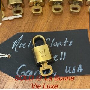 Louis Vuitton Vintage Lock and Key